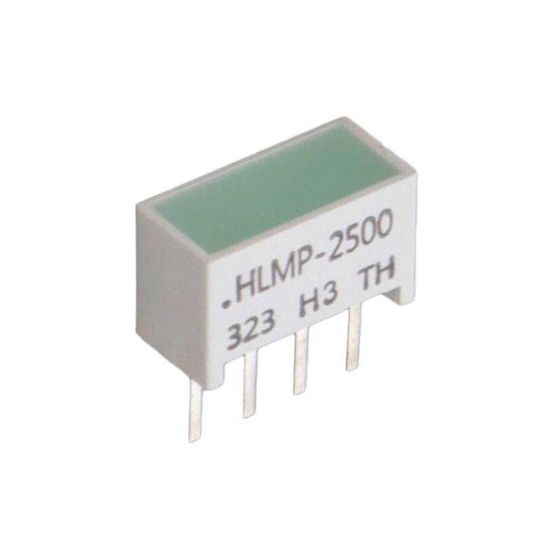 10 pcs : HLMP-2500-GH000 - LED LGT BAR 8.89X3.81MM GRN