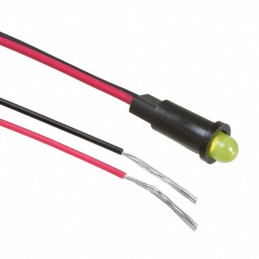 10 pcs : 5580301023F - LED PMI SNAP-IN YELLOW PVC FREE