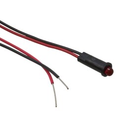 10 pcs : 5581101007F - LED PANEL IND RED DIFF SNAP-IN