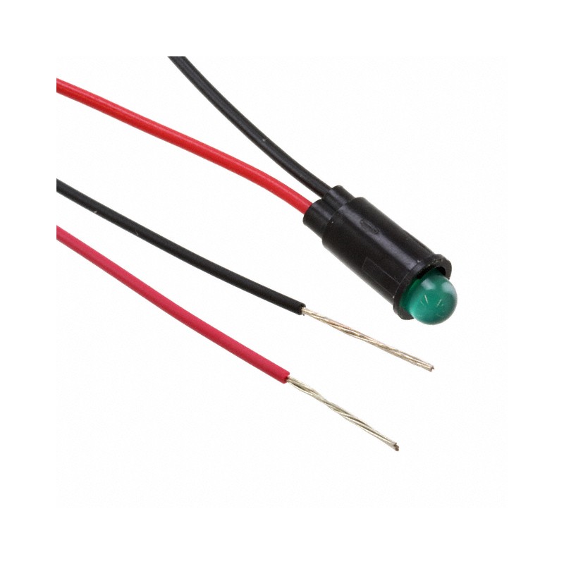 10 pcs : 5590202003F - LED PANEL GRN DIFF 5V SNAP 6'LD