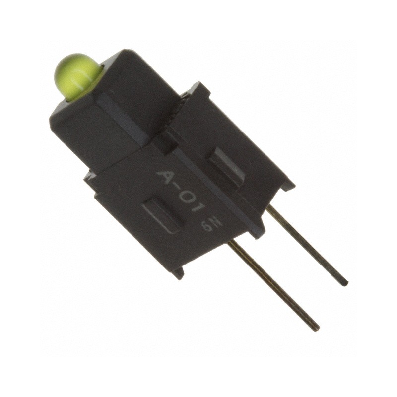 10 pcs : A01PE - LED CBI YELLOW THROUGH HOLE