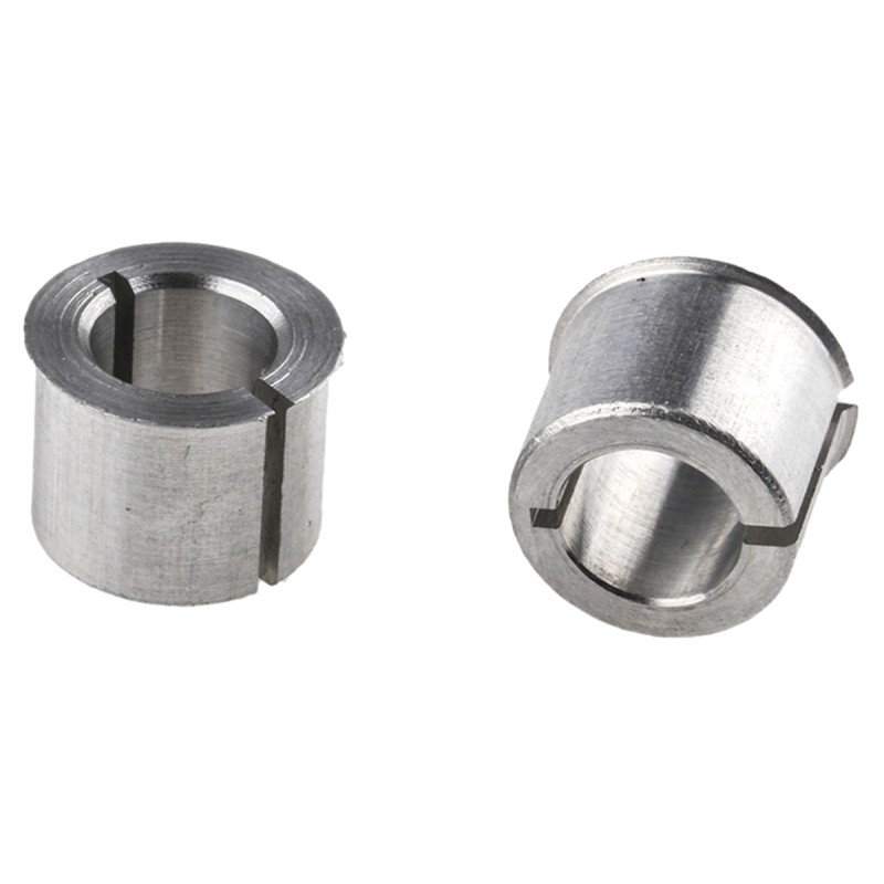 2 pcs - Huco Reducing Bush 257.24, 6.35mm Shaft Diameter, 10mm Outside Diameter