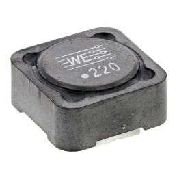 1 pcs - Wurth, WE-PD Shielded Wire-wound SMD Inductor with a Ferrite Core, 22 μH ±20% Wire-Wound 3.37A Idc