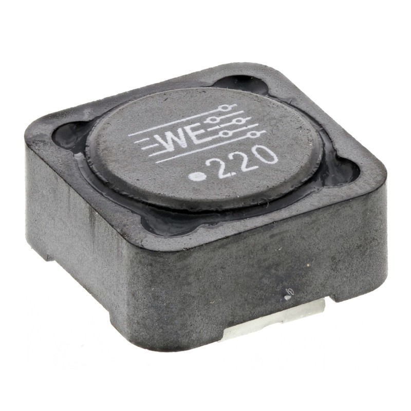 1 pcs - Wurth, WE-PD Shielded Wire-wound SMD Inductor with a Ferrite Core, 22 μH ±20% Wire-Wound 3.37A Idc