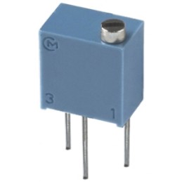 1 pcs - 2kΩ, Through Hole Trimmer Potentiometer 0.25W Top Adjust Bourns, PV37