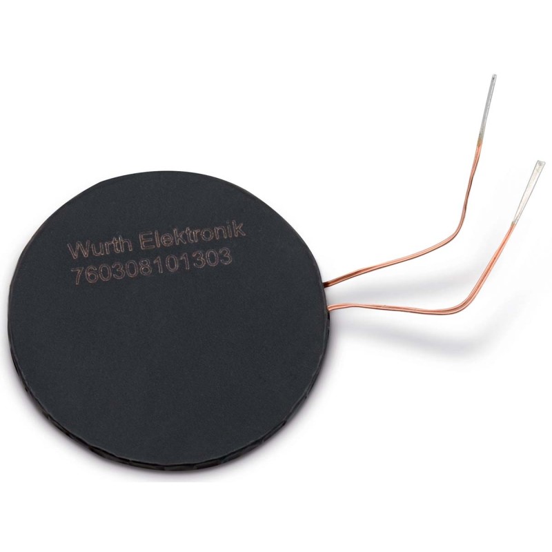 1 pcs - Wurth Elektronik WE-WPCC Wireless Charging Coil 1.5A, 47 μH, 26.3mm dia.