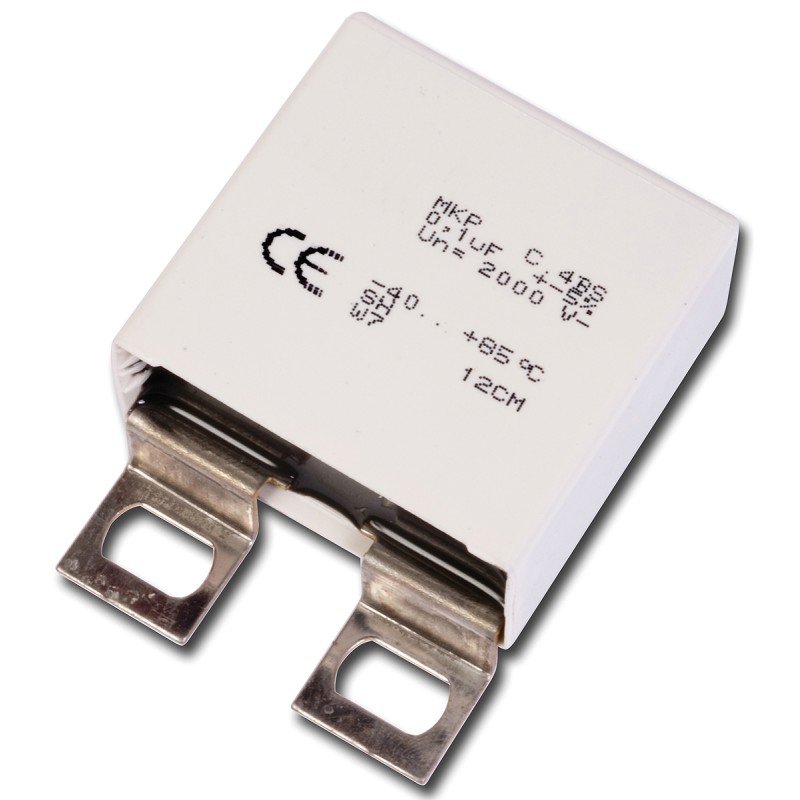 1 pcs - KEMET C4BS Polypropylene Film Capacitor, 1 kV dc, 600 V ac, ±5%, 1μF, Solder Lug