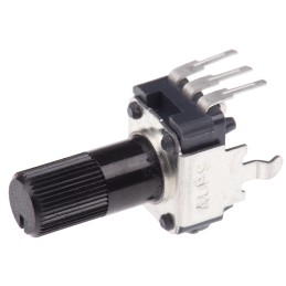 1 pcs - Alps Alpine 10kΩ Rotary Potentiometer 1-Gang Through Hole, RK09K1130081