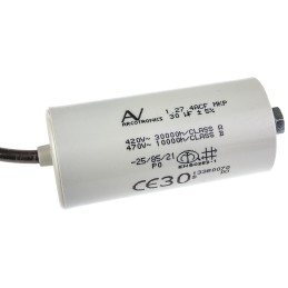 1 pcs - KEMET C27 Metallised Polypropylene Film Capacitor, 470V ac, ±5%, 30μF, Chassis Mount