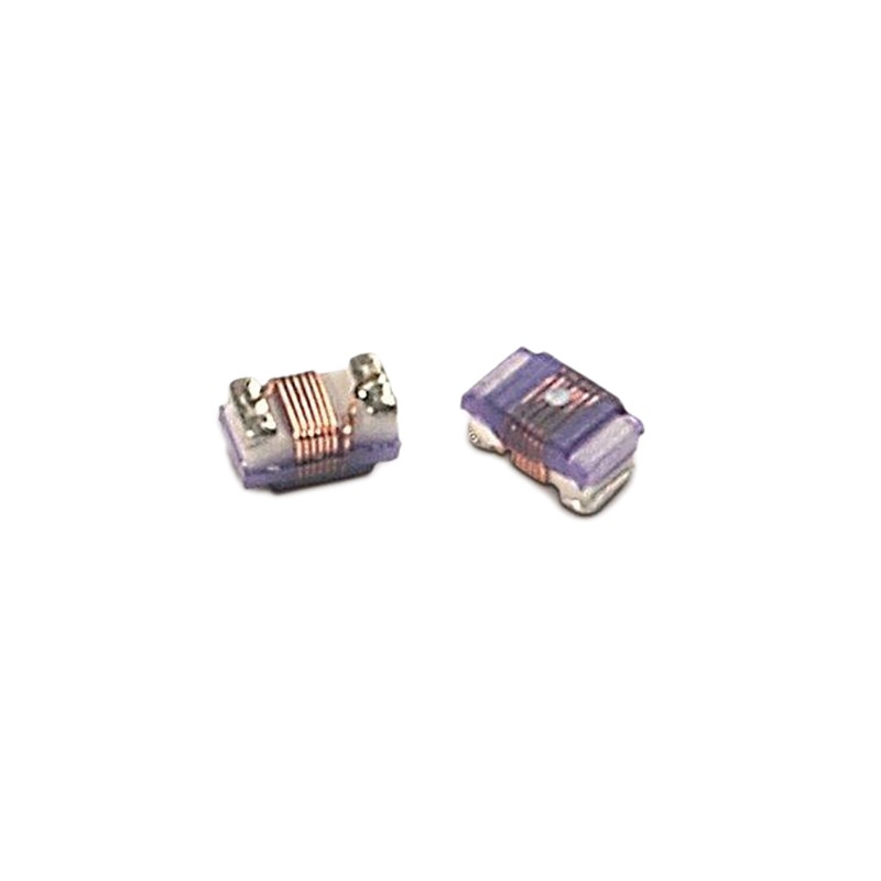 10 pcs - Wurth, WE-KI, 0603A Shielded Wire-wound SMD Inductor with a Ceramic Core, 0.68 μH Wire-Wound 120mA Idc Q:20