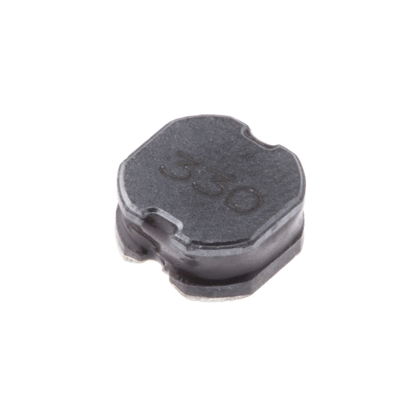10 pcs - Bourns, SRN8040, 8040 Shielded Wire-wound SMD Inductor with a Ferrite Core, 33 μH ±20% Semi-Shielded 1.7A Idc Q:20