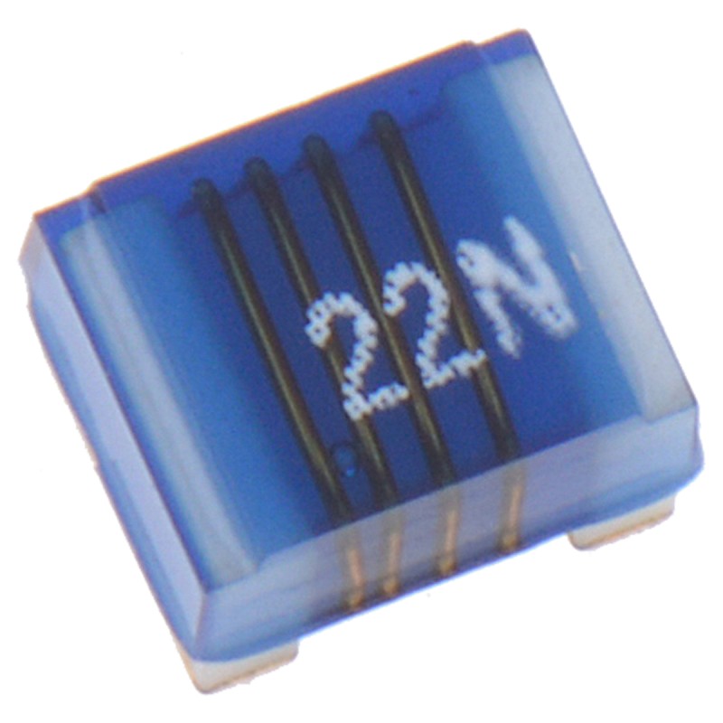 10 pcs - Wurth, WE-KI, 1008A Shielded Wire-wound SMD Inductor with a Ceramic Core, 0.022 μH ±5% Wire-Wound 1A Idc Q:60