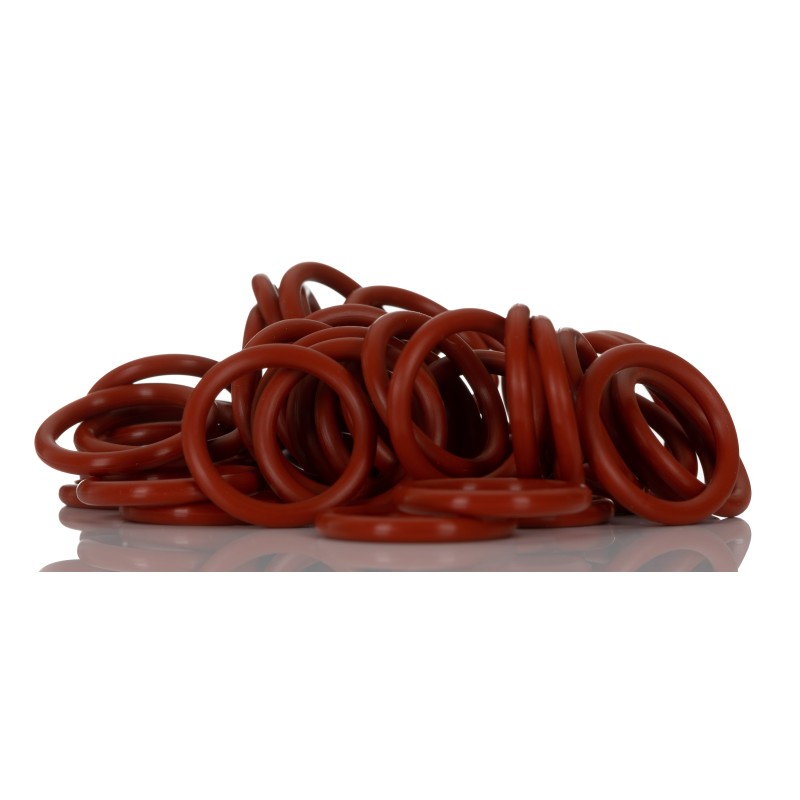 1 Bag of 50 - RS PRO Silicone O-Ring, 21.82mm Bore, 1 1/8in Outer Diameter