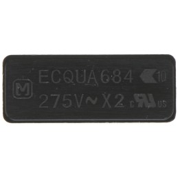 100 pcs - Panasonic ECQUA Metallised Polypropylene Film Capacitor, 275V ac, ±10%, 680nF, Through Hole