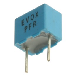 1000 pcs - KEMET PFR510 Polypropylene Film Capacitor, 250 V ac, 630 V dc, ±5%, 1nF, Through Hole