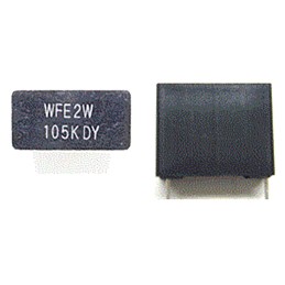 1000 pcs - Panasonic EC Metallised Polypropylene Film Capacitor, 450V dc, ±10%, 2.2μF, Through Hole