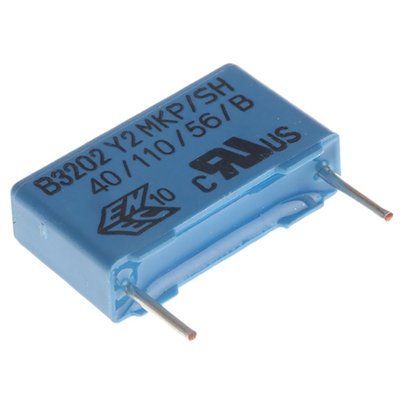 1000 pcs - EPCOS B32022 Polypropylene Film Capacitor, 300V ac, ±20%, 10nF, Through Hole