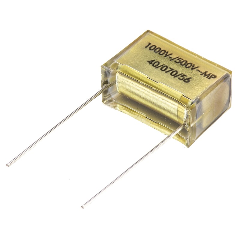 150 pcs - KEMET PME261 Paper Capacitor, 500 V ac, 1000V dc, ±10%, 100nF, Through Hole