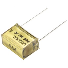 150 pcs - KEMET PME261 Paper Capacitor, 500 V ac, 1000V dc, ±10%, 100nF, Through Hole