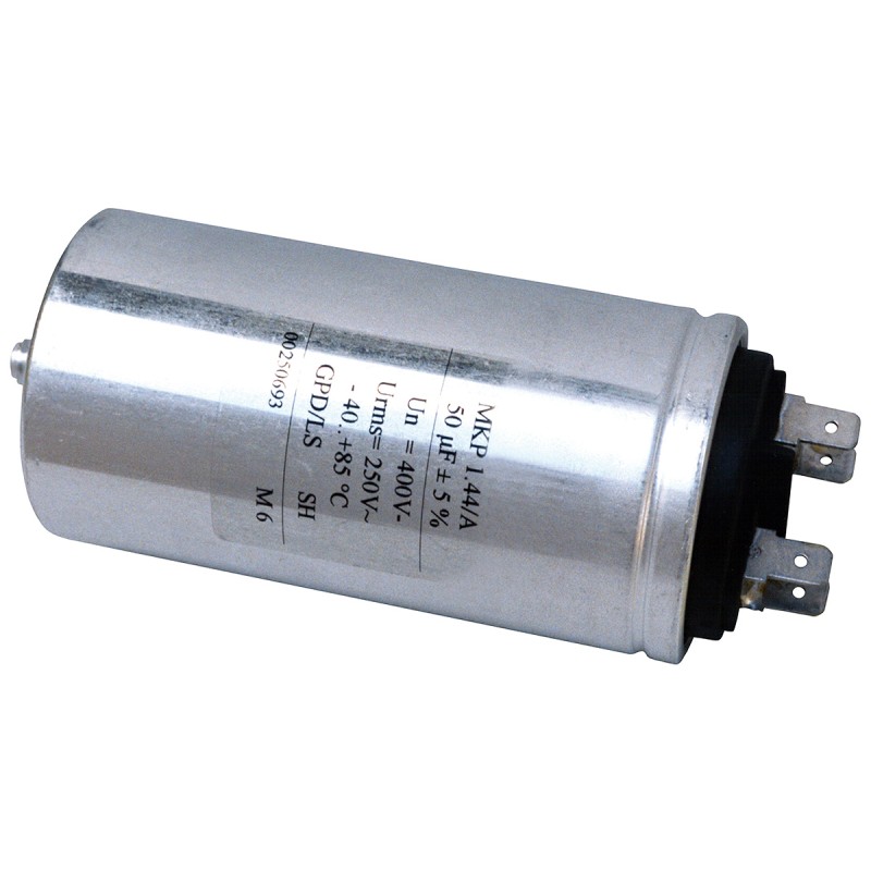 20 pcs - KEMET C44A Polypropylene Film Capacitor, 1.2 kV dc, 500 V ac, ±5%, 8μF, Screw Mount