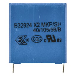 200 pcs - EPCOS B32924C Polypropylene Film Capacitor, 305V ac, ±20%, 4.7μF, Through Hole