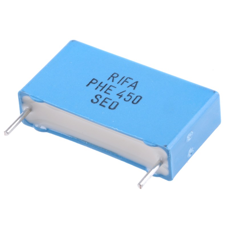 234 pcs - KEMET PHE450 Metallised Polypropylene Film Capacitor, 400 V ac, 630 V dc, ±5%, 100nF, Through Hole