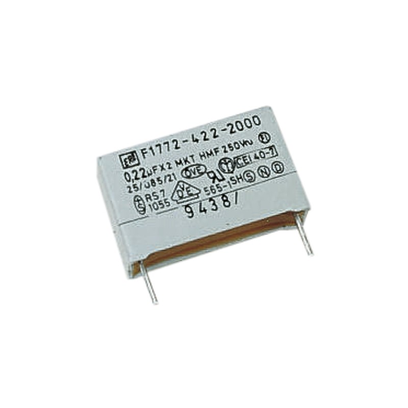 235 pcs - Vishay F1772 Polyester Film Capacitor, 310V ac, ±10%, 150nF, Through Hole