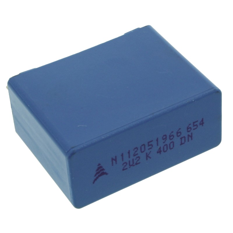 260 pcs - EPCOS B32654 Polypropylene Film Capacitor, 200 V ac, 400 V dc, ±10%, 2.2μF, Through Hole