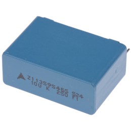 280 pcs - EPCOS B32524 Metallised Polyester Film Capacitor, 250V dc, ±10%, 10μF, Through Hole