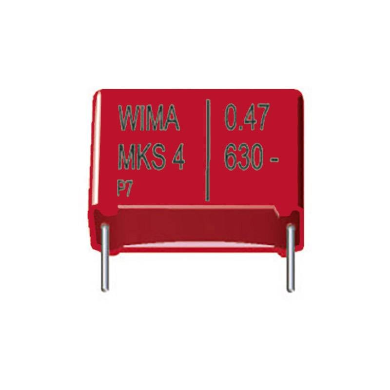 4000 pcs - WIMA MKS4 Polyester Film Capacitor, 40 V ac, 63 V dc, ±10%, 330nF, Through Hole