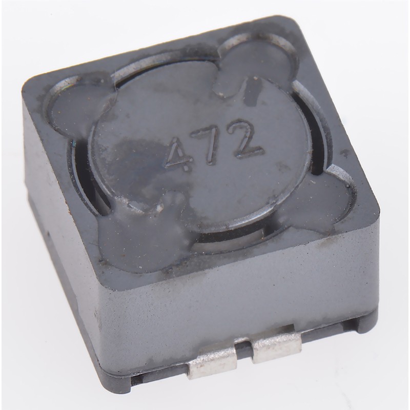 5 pcs - Bourns, SRR1208, E6 Shielded Wire-wound SMD Inductor with a Ferrite DR & RI Core, 4.7 mH ± 10% Wire-Wound 300mA Idc Q:20
