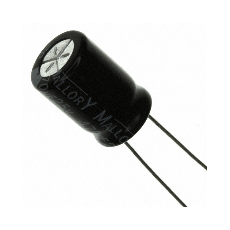 10 pcs : SK221M050ST - CAP ALUM 220UF 20% 50V RADIAL
