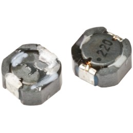 5 pcs - Murata, D63LCB, 2424 (6060) Shielded Wire-wound SMD Inductor with a Ferrite Core, 22 μH ±20% Shielded 1.34A Idc