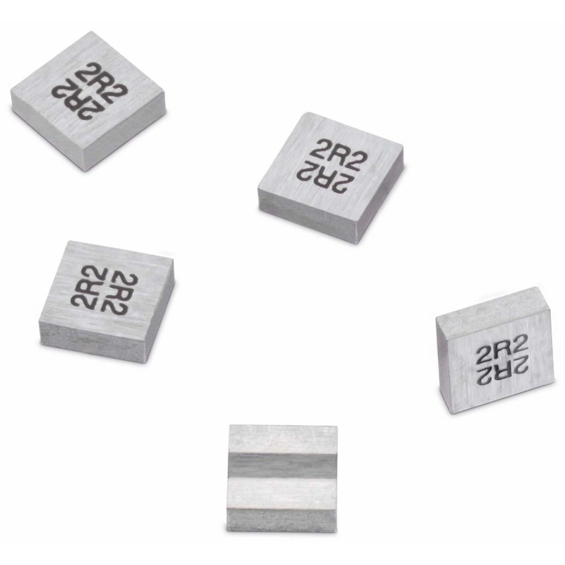 5 pcs - Wurth, WE-MAPI, 3020 Shielded Wire-wound SMD Inductor with a Magnetic Iron Alloy Core, 3.3 μH ±20% Wire-Wound 2.2A Idc