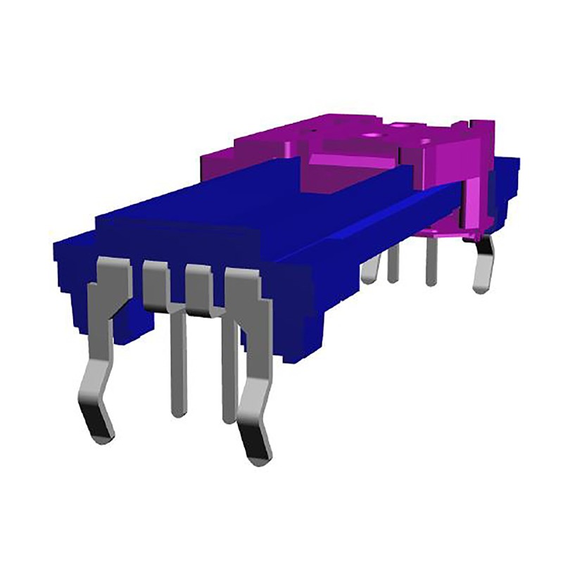 5 pcs - Alps Alpine 50kΩ Slide Slide Potentiometer 1-Gang Through Hole, RS20H11AA019