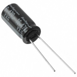 10 pcs : 16YXG470MEFC8X16 - CAP ALUM 470UF 20% 16V RADIAL
