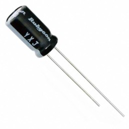 10 pcs : 35YXJ470M10X16 - CAP ALUM 470UF 20% 35V RADIAL