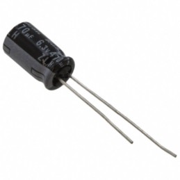 10 pcs : 6.3ZLH470MEFC6.3X11 - CAP ALUM 470UF 20% 6.3V RADIAL