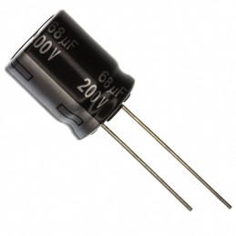 10 pcs : EEU-EE2E680S - CAP ALUM 68UF 20% 250V RADIAL