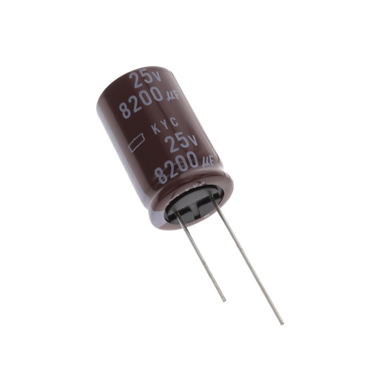 10 pcs : EKYC250ELL822MM30S - CAP ALUM 8200UF 20% 25V RADIAL