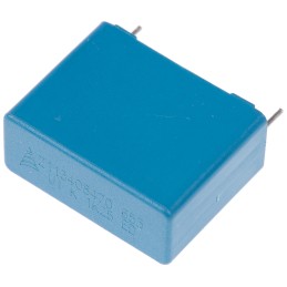 510 pcs - EPCOS B32653 Polypropylene Film Capacitor, 1.25 kV dc, 500 V ac, ±10%, 100nF, Through Hole