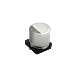 10 pcs : HHXE160ARA151MF80G - CAP ALUM HYB 150UF 20% 16V SMD