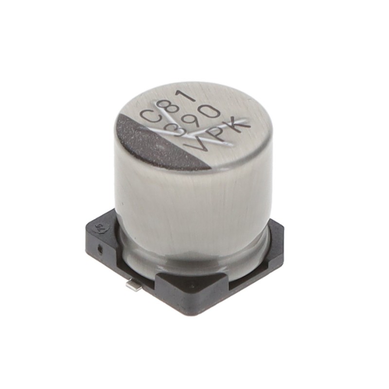 10 pcs : 35PKV390M10X10.5 - CAP ALUM HYB 390UF 20% 35V SMD