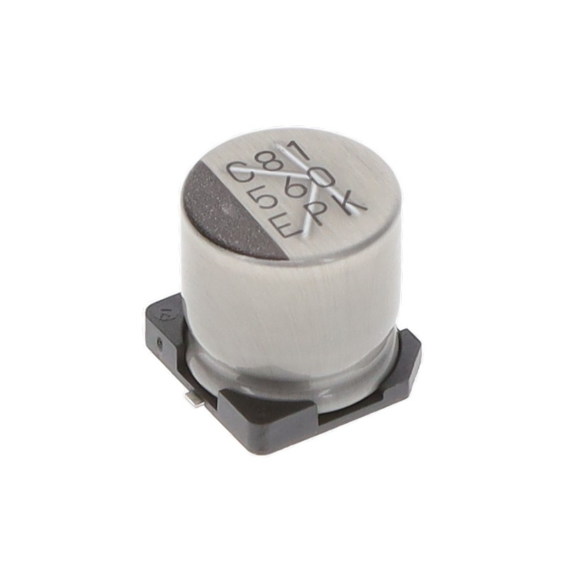 10 pcs : 25PKV560M10X10.5 - CAP ALUM HYB 560UF 20% 25V SMD