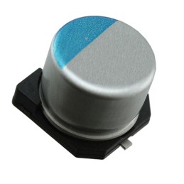 10 pcs : HHXJ350ARA560MF61G - CAP ALUM HYB 56UF 20% 35V SMD