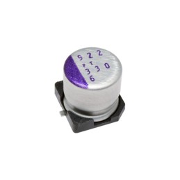 10 pcs : 16SVPT100M - CAP ALUM POLY 100UF 20% 16V SMD