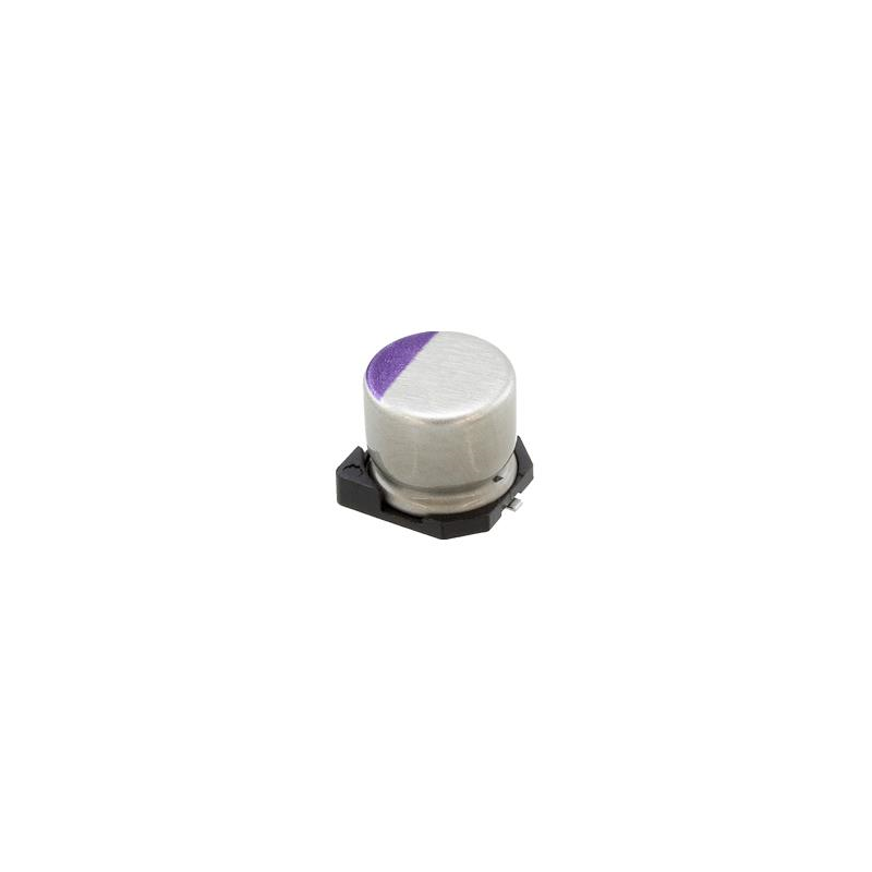 10 pcs : 16SVPG100M - CAP ALUM POLY 100UF 20% 16V SMD