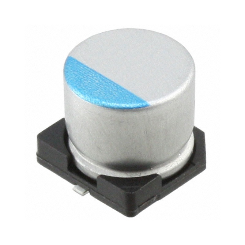 10 pcs : APXE100ARA121MF61G - CAP ALUM POLY 120UF 20% 10V SMD