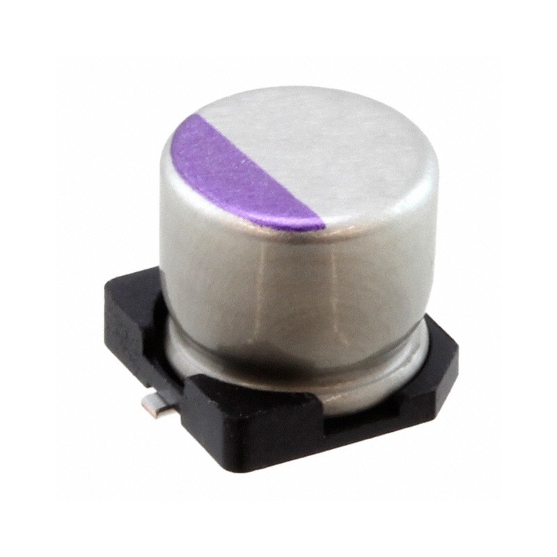 10 pcs : 10SVPE220M - CAP ALUM POLY 220UF 20% 10V SMD