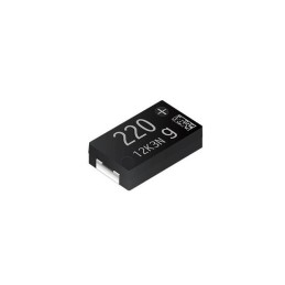 10 pcs : EEF-TX0E221RE - CAP ALUM POLY 220UF 20% 2.5V SMD